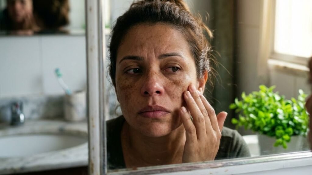 pigmentação no rosto