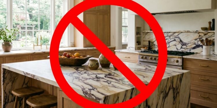 A bancada de quartzo que desbancou o mármore nas cozinhas modernas e custa muito menos