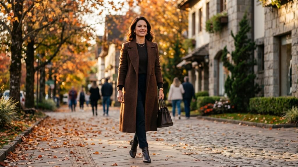 A nova cor favorita das mulheres elegantes para os dias frios deste ano