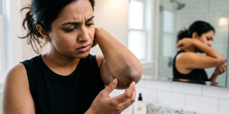 Você já sentiu vergonha de mostrar os cotovelos escuros ou evitou shorts por causa dos joelhos manchados