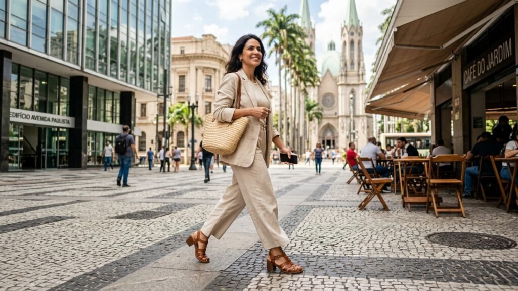 este calçado une o conforto absoluto a um design muito mais sofisticado