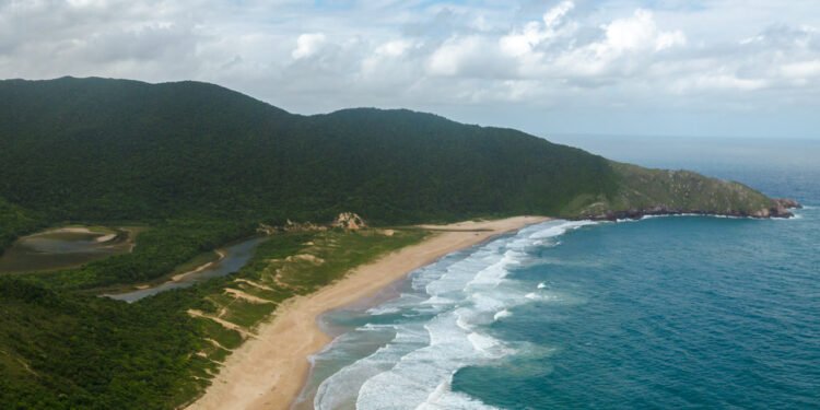 A praia selvagem da capital: acessível só por trilha ou barco, com lagoa, mar azul e zero prédio à vista no coração da capital