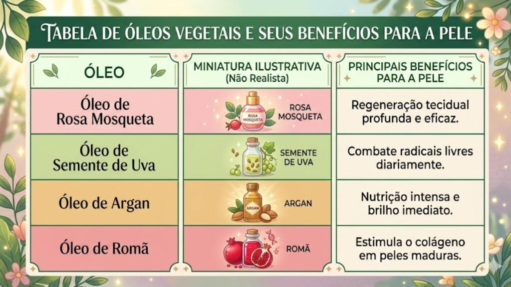 óleos que ajudam na elasticidade da pele