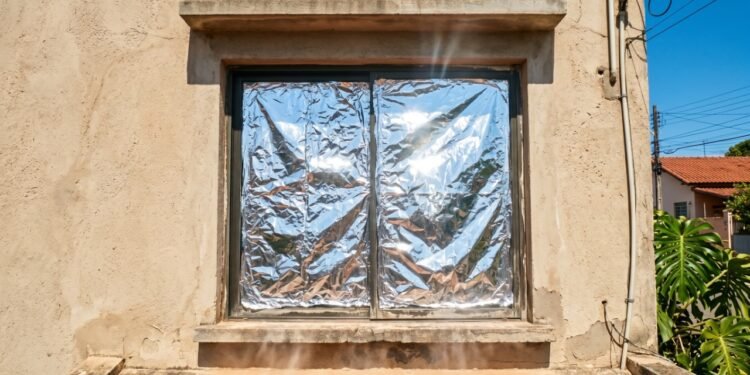 Motivo para aplicar papel alumínio nos vidros das janelas surpreende moradores