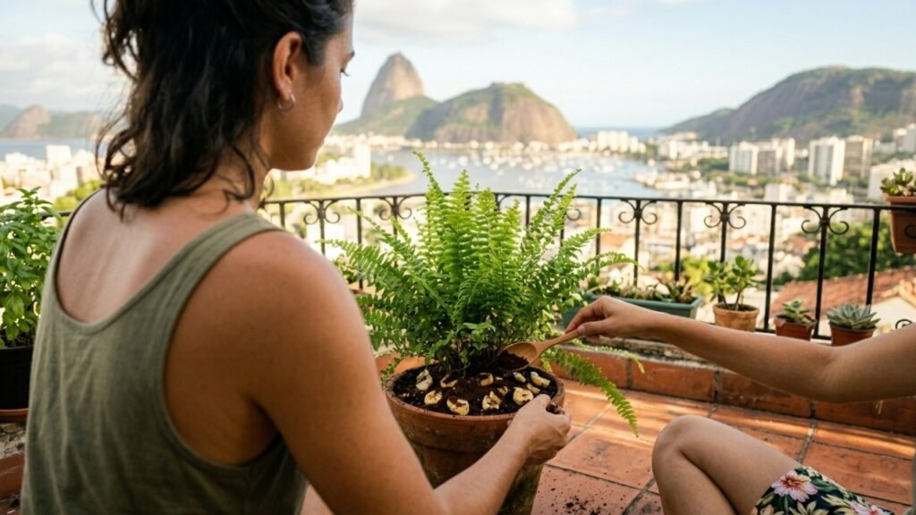 Não jogue fora a borra de café nem a casca de banana e crie um adubo potente para suas plantas
