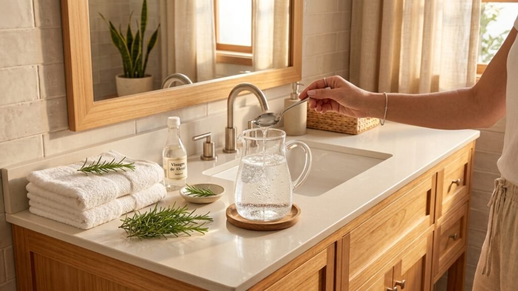 O efeito do vinagre branco no cabelo que está impressionando especialistas