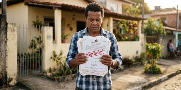 Morador quita o financiamento e descobre que o imóvel continua registrado no nome da construtora