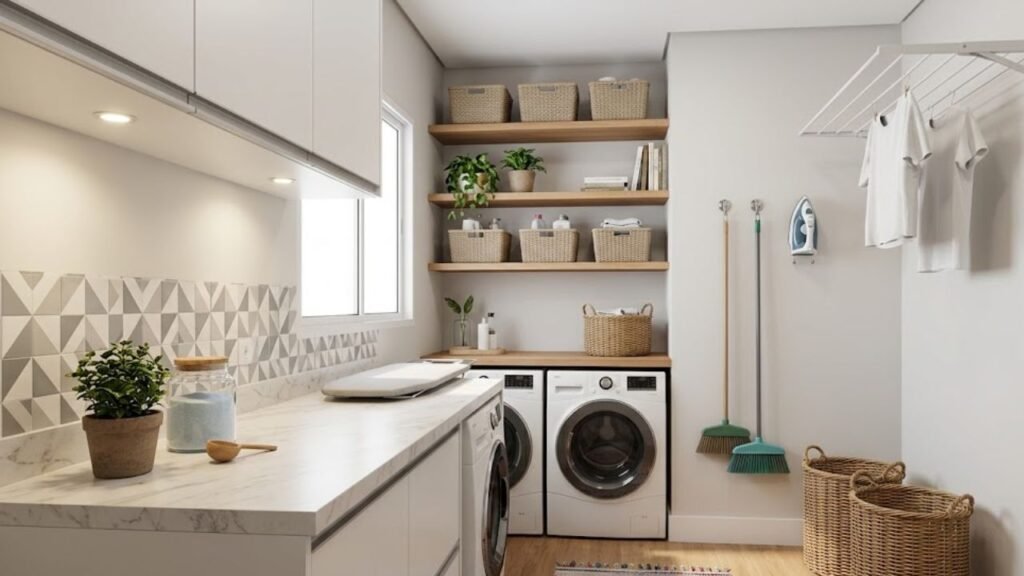 renovação da lavanderia