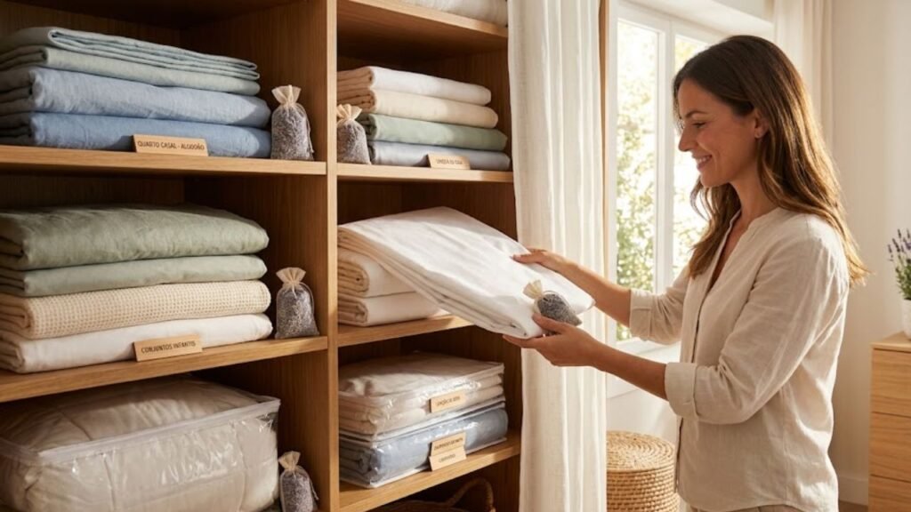 roupa de cama cheirosa