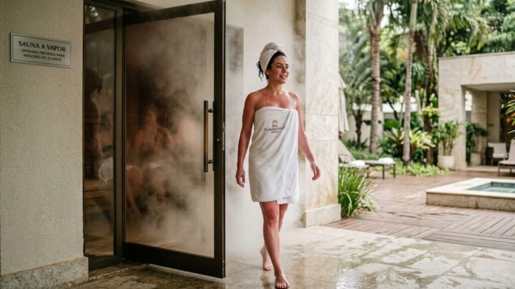 sauna para a pele