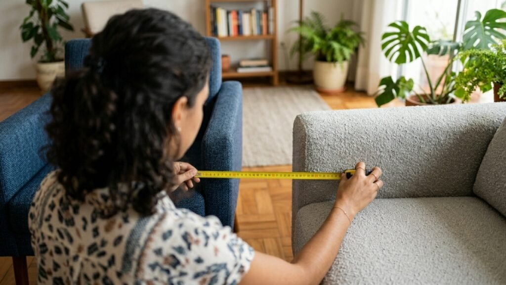 Como o lugar errado do sofá prejudica a circulação e faz sua sala parecer menor