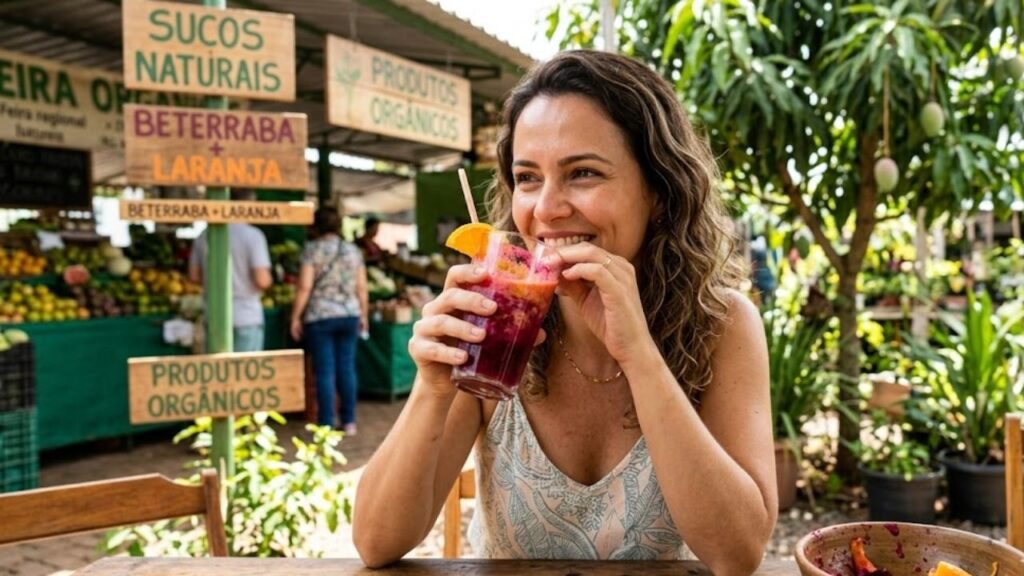 suco de beterraba com laranja