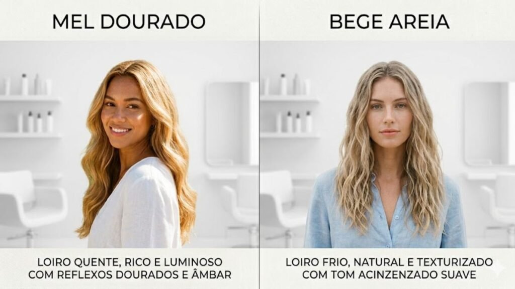 tons de loiro que estão dominando os salões