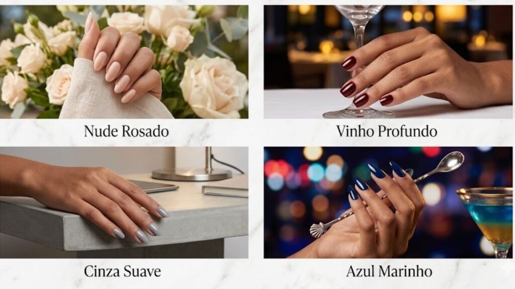 cores de esmalte que fazem suas mãos parecerem mais elegantes