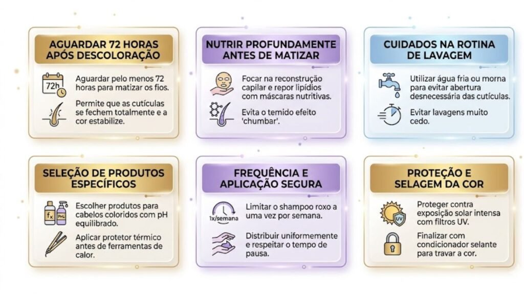 usar shampoo roxo 