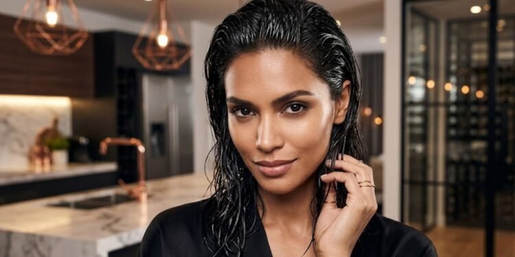 wet hair