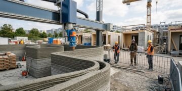 O maior projeto de habitação impressa em 3D da Europa constrói 36 residências estudantis em tempo recorde: mais de uma por dia