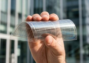 Pesquisadores desenvolvem painel solar 3D flexível, transparente e com cores ajustáveis para integração em janelas e fachadas