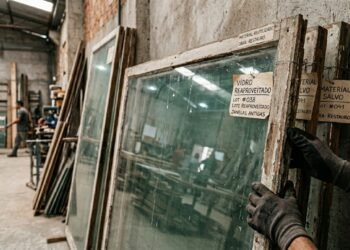 Pesquisadores alemães desenvolvem um método não destrutivo para reutilizar 220 mil toneladas de vidro de janelas descartado anualmente na fabricação de novos vidros