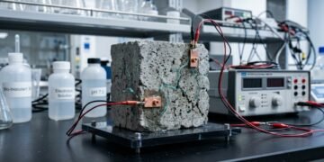 Cientistas dinamarqueses transformam cimento em um dispositivo "vivo" capaz de armazenar e recuperar energia; ele se regenera com nutrientes