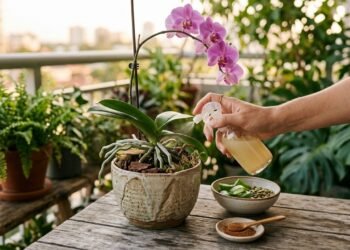 Adubo caseiro para orquídea florescer com babosa, abóbora e canela nas raízes