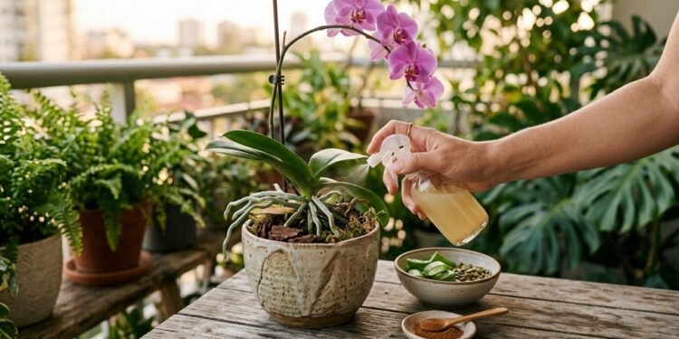 Adubo caseiro para orquídea florescer com babosa, abóbora e canela nas raízes