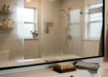 Poucos conhecem o truque para que os espelhos de banheiro não embacem
