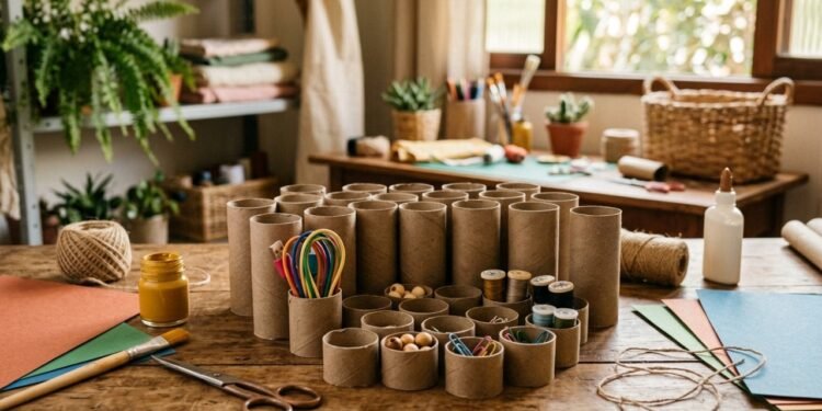 Antes de jogar os tubos de papel higiênico no lixo, veja estas ideias criativas de reaproveitamento