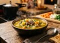 A receita de sopa de carne tradicional para fazer nesse inverno