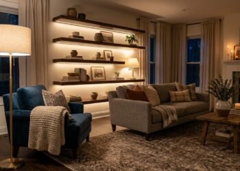 A iluminação em camadas é o segredo para deixar a casa mais aconchegante e sofisticada