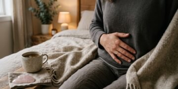 A técnica chinesa tradicional para alivo de cólicas menstruais
