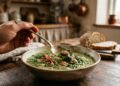 A receita de caldo verde para aquecer nesse inverno