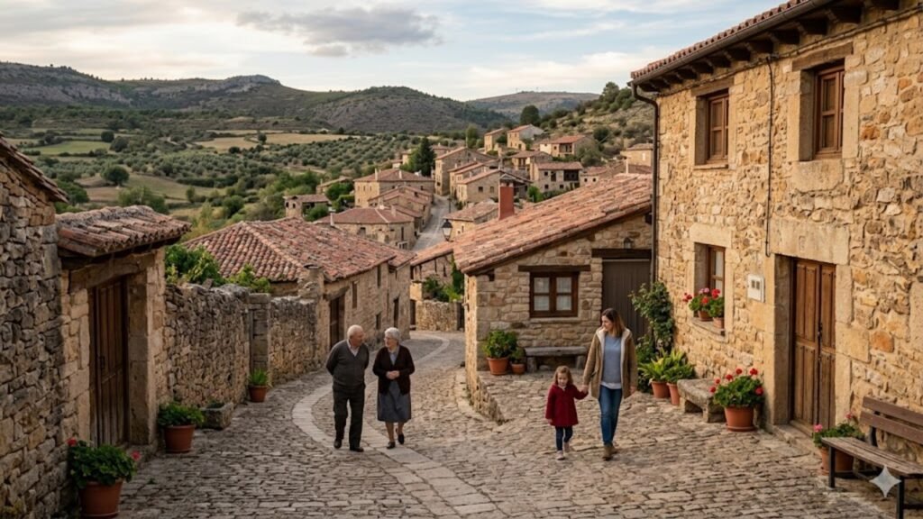 Uma vila europeia quer moradores e oferece tudo isso