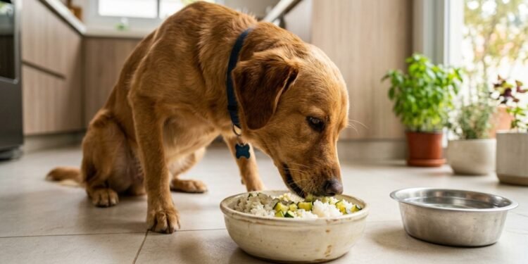 Arroz com abobrinha para cachorro: quais os benefícios e quando essa combinação é indicada
