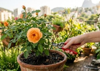 Como cuidar corretamente de roseiras em vasos pequenos para estimular uma floração abundante