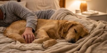 O que significa quando o cachorro escolhe dormir na cama do dono