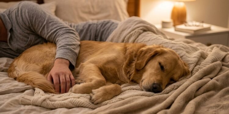 O que significa quando o cachorro escolhe dormir na cama do dono