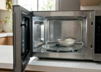 O que fazer quando o prato do micro-ondas não gira e a comida não aquece por igual
