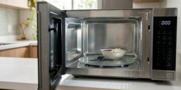 O que fazer quando o prato do micro-ondas não gira e a comida não aquece por igual