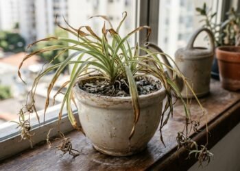 Esse é o verdadeiro motivo pelo qual a planta-aranha perde força e seca mesmo com cuidados frequentes