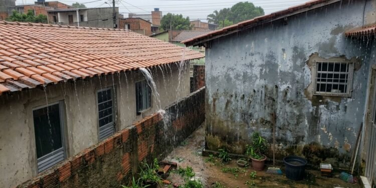 A partir de agora, os moradores que constroem telhados jogando água da chuva no terreno do vizinho precisam instalar calhas ou podem ser acionados na Justiça