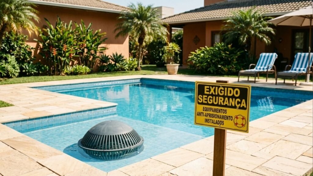 A partir de agora, proprietários com piscina precisam seguir normas mínimas de segurança ou podem receber multa e ter a piscina interditada