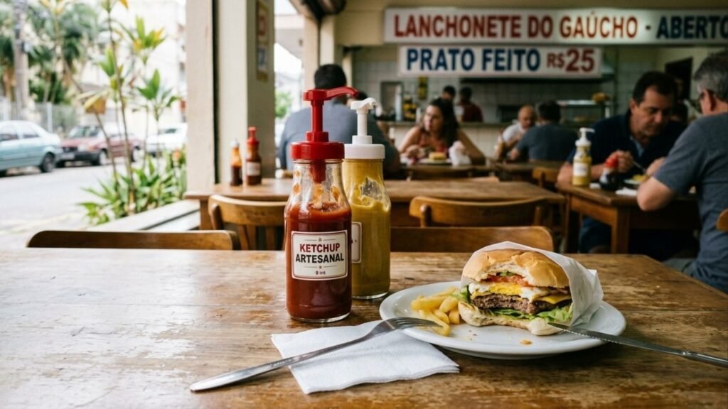 A partir de agosto de 2026, restaurantes terão que remover sachês de ketchup, maionese e sal