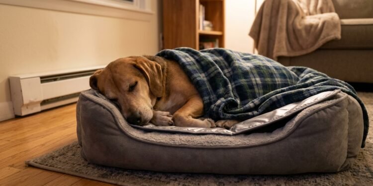 Nem cobertor, nem roupinha: o item barato que mantém seu cachorro aquecido a noite toda sem sufocar