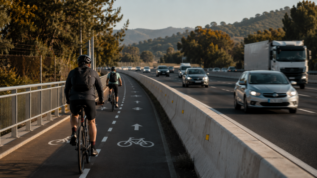 Nova regra para ciclistas muda uso das rodovias
