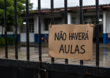 Sem aulas nas escolas