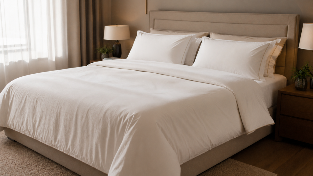 A melhor técnica para deixar sua cama com cara de hotel