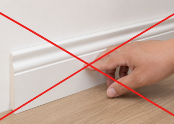 O detalhe mais sofisticado das reformas modernas está no encontro do piso