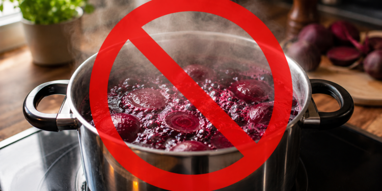 Como cozinhar beterraba sem perder nutrientes