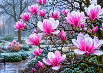 A árvore que floresce no inverno e transforma qualquer jardim
